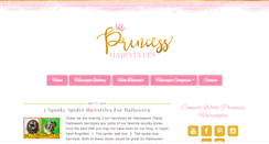 Desktop Screenshot of princesshairstyles.com
